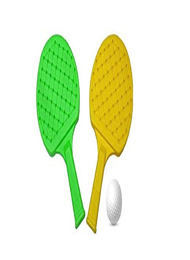 غلان مجموعة مضارب تنس الطاولة من جلان للأطفال الأولاد والبنات للاستخدام الداخلي والخارجي، عبوة من قطعة واحدة (تنس الطاولة - 3) - Image 2